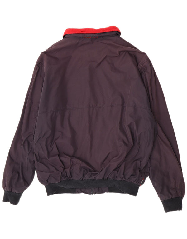 Musto Mens Bomber Jacket UK 42 XL Navy Blue Polyester