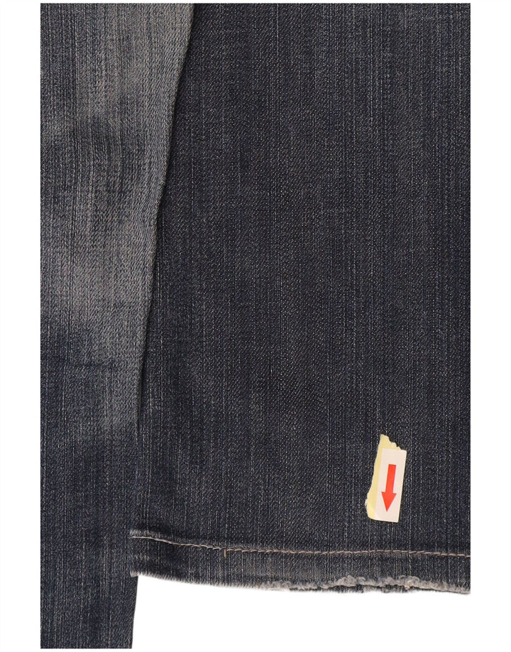 Emporio Armani Womens Bootcut Jeans W27 L29 Blue Cotton