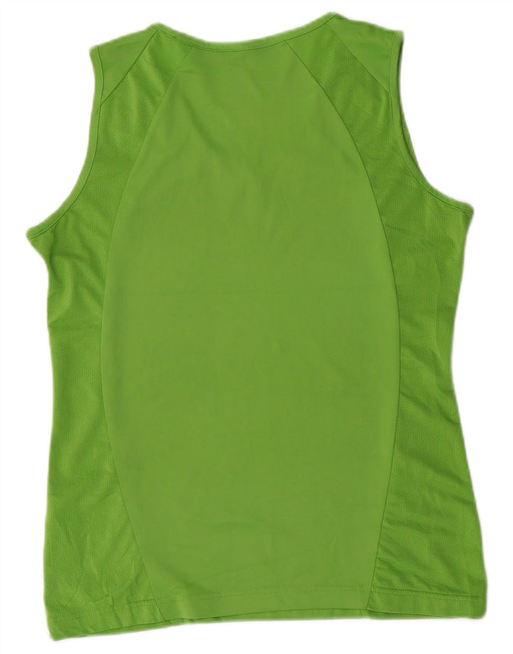 Adidas Womens Vest Top UK 14 Medium Green