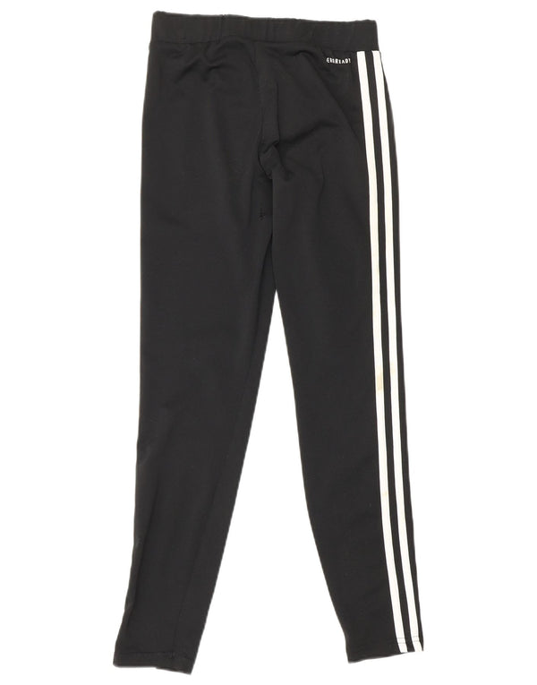 ADIDAS Girls Aeroready Leggings 11-12 Years  Black Polyester