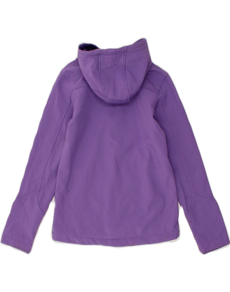 MOUNTAIN WAREHOUSE Girls Zip Hoodie Sweater 9-10 Years Purple Polyester | Vintage Mountain Warehouse | Thrift | Second-Hand Mountain Warehouse | Used Clothing | Messina Hembry 