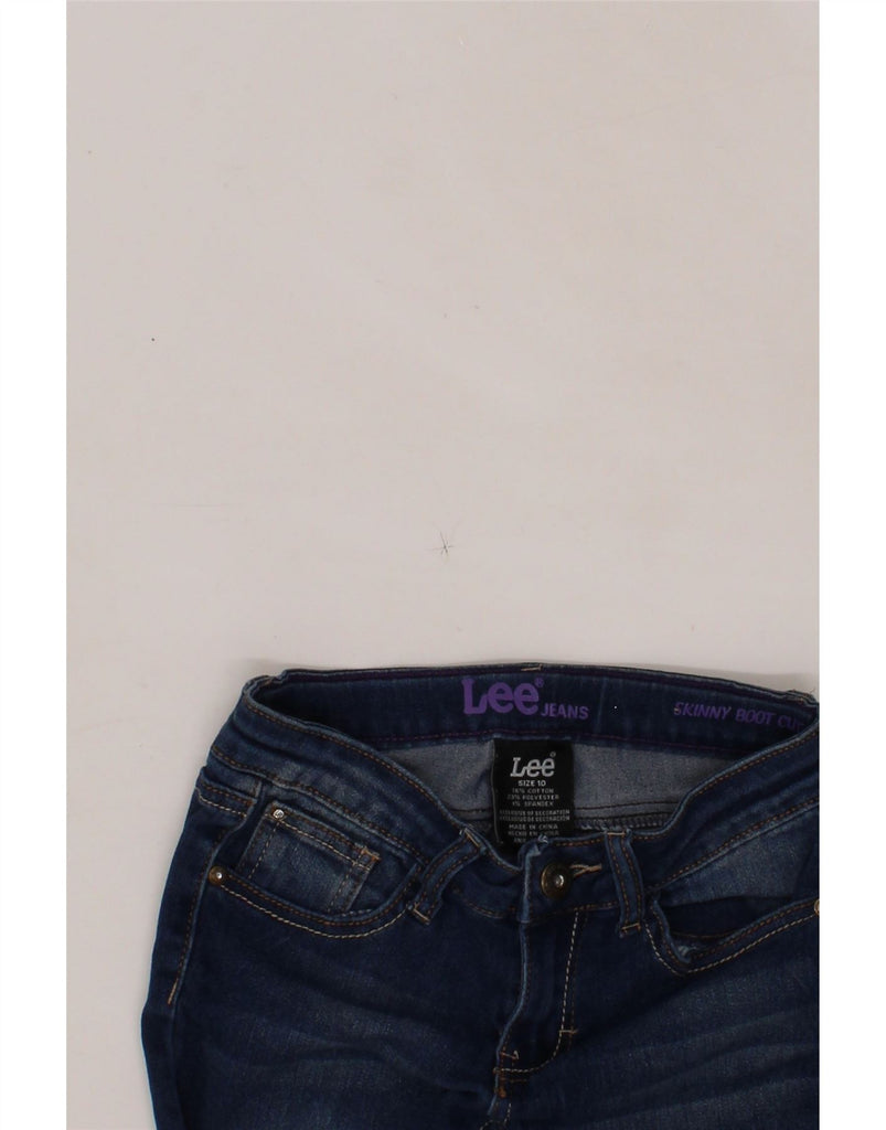 LEE Girls Skinny Bootcut Jeans 9-10 Years W24 L26 Blue Cotton Vintage Lee and Second-Hand Lee from Messina Hembry 