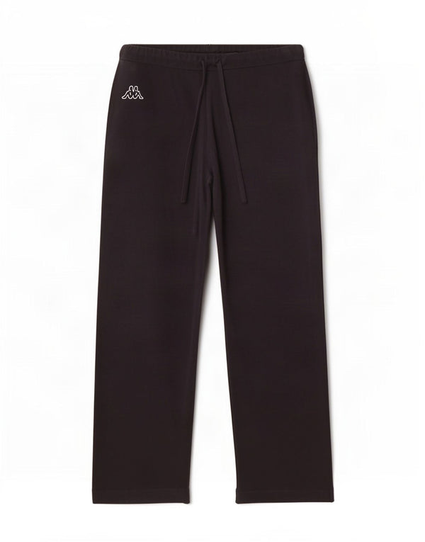 Kappa Womens Tracksuit Trousers UK 14 Large Black Cotton