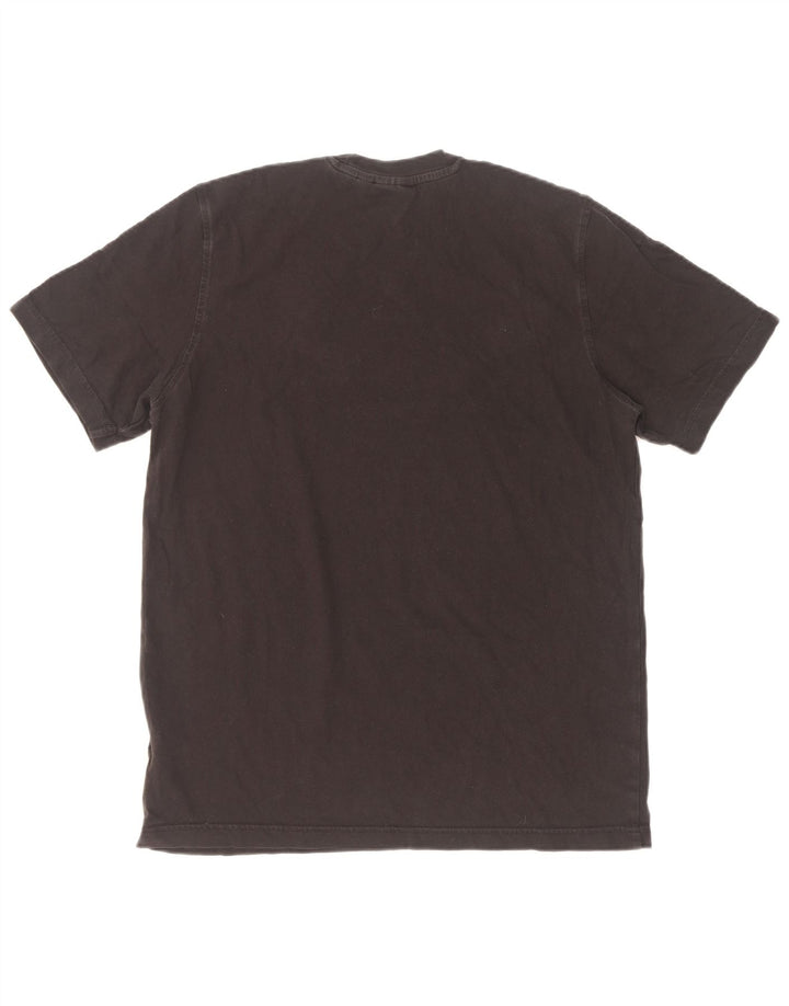 Adidas Mens Graphic T-Shirt Top Medium Black Cotton