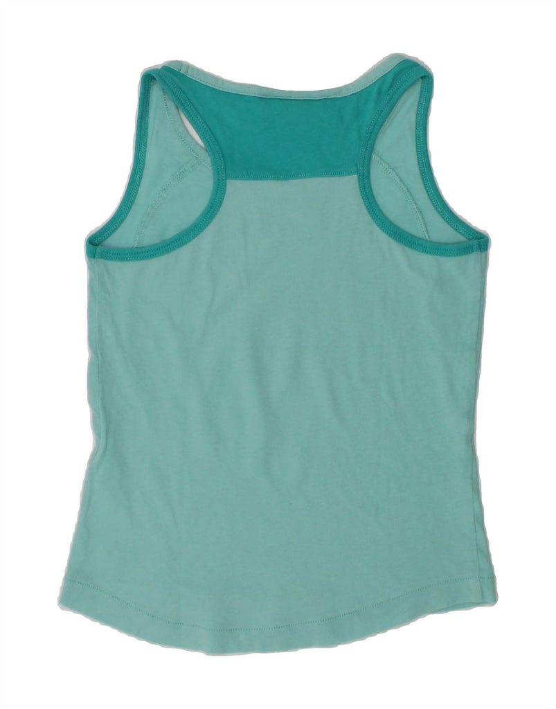 CHAMPION Girls Graphic Vest Top 5-6 Years XS Green | Vintage Champion | Thrift | Second-Hand Champion | Used Clothing | Messina Hembry 