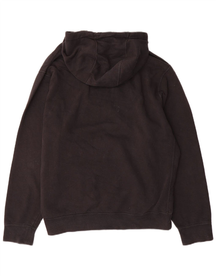 Nike Mens Graphic Hoodie Jumper Large Black Cotton
