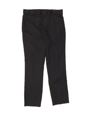 MOSSIMO Mens Slim Fit Chino Trousers W32 L32 Black Cotton