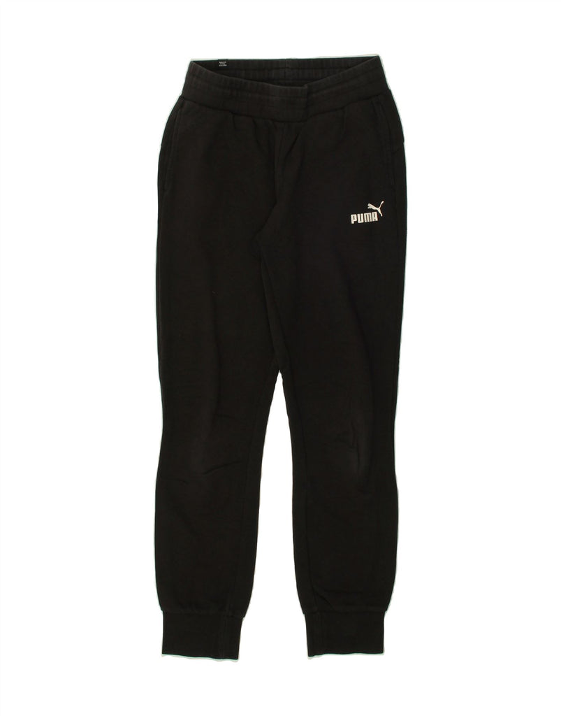 PUMA Womens Tracksuit Trousers Joggers UK 8 Small Black Vintage Puma and Second-Hand Puma from Messina Hembry 