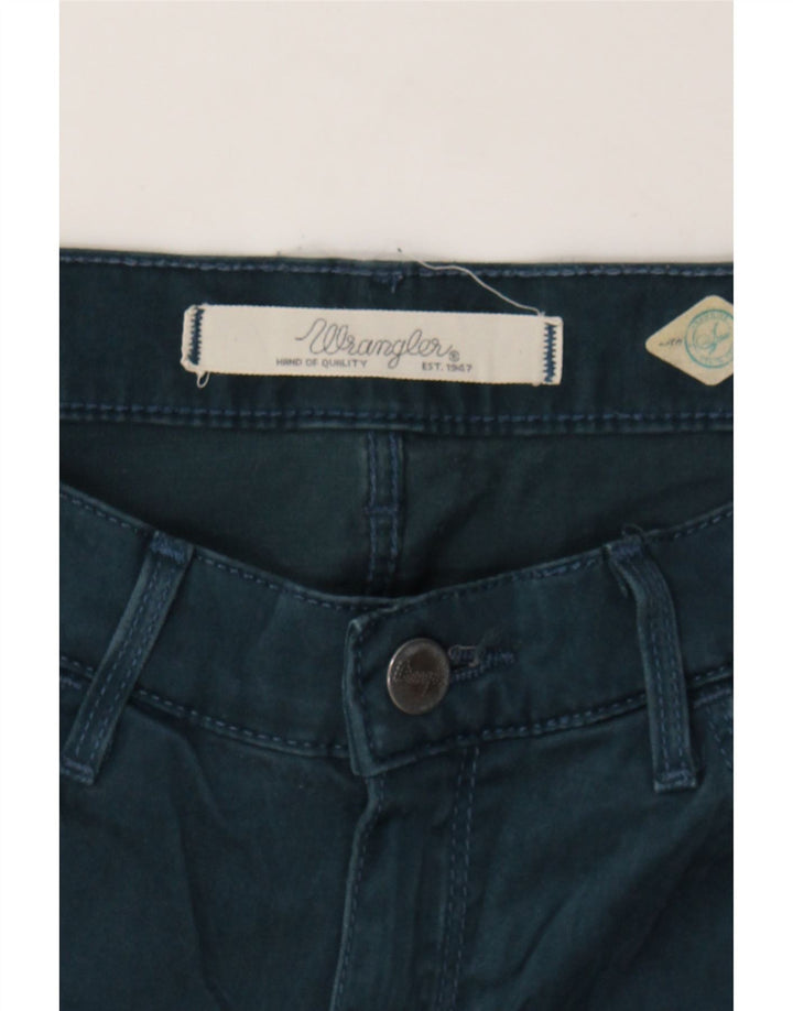WRANGLER Womens Slim Jeans W30 L26 Green Vintage Wrangler and Second-Hand Wrangler from Messina Hembry 