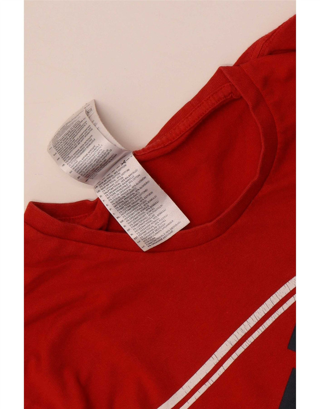 Adidas Mens Graphic T-Shirt Top Small Red Cotton