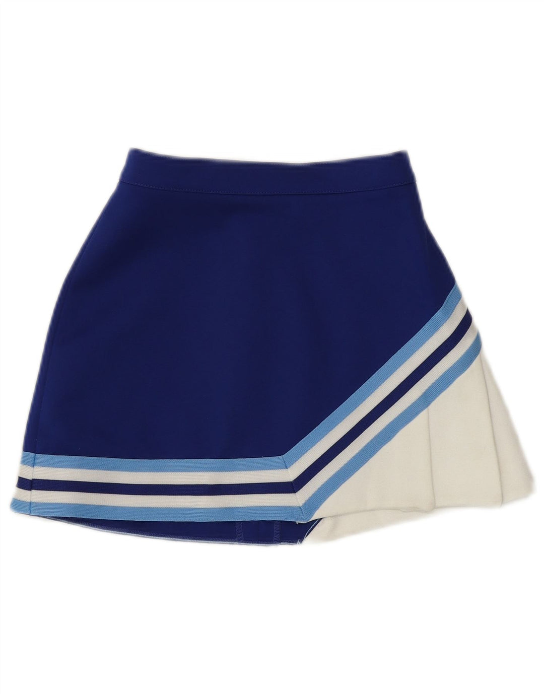 Varsity Womens Tennis Skirt UK 8 Small  Blue Colourblock Polyester