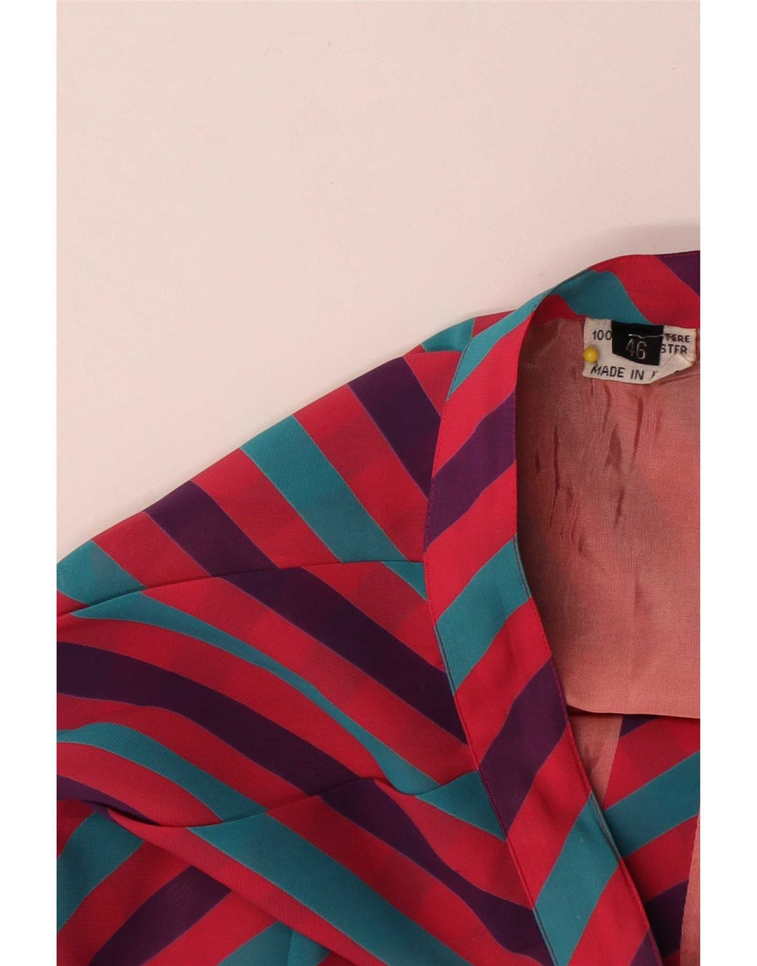 Vintage Womens Flared Skirt IT 46 Large W28 Multicoloured Striped Polyester