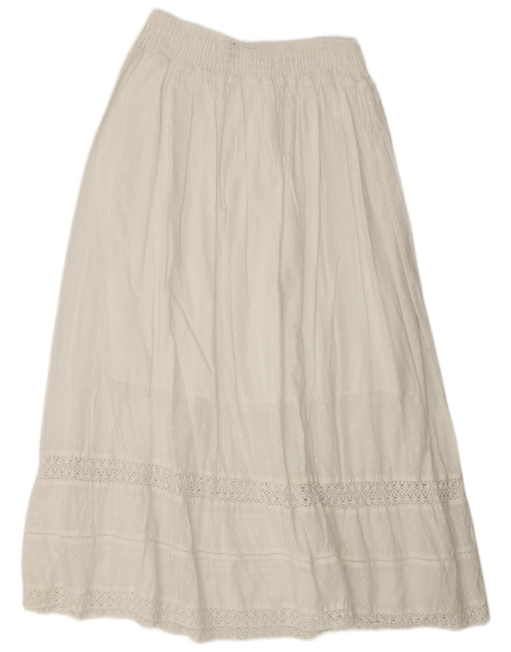 Benetton Womens Gypsy Skirt W30 Medium White
