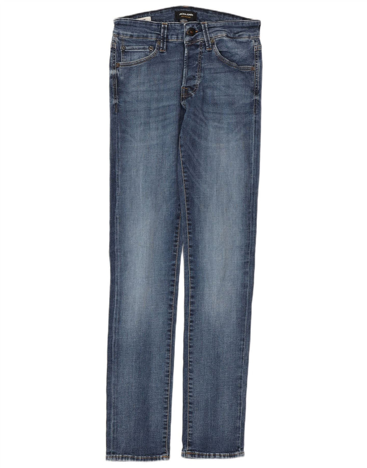 Jack & Jones Mens GLENN Slim Jeans W28 L32 Blue Cotton