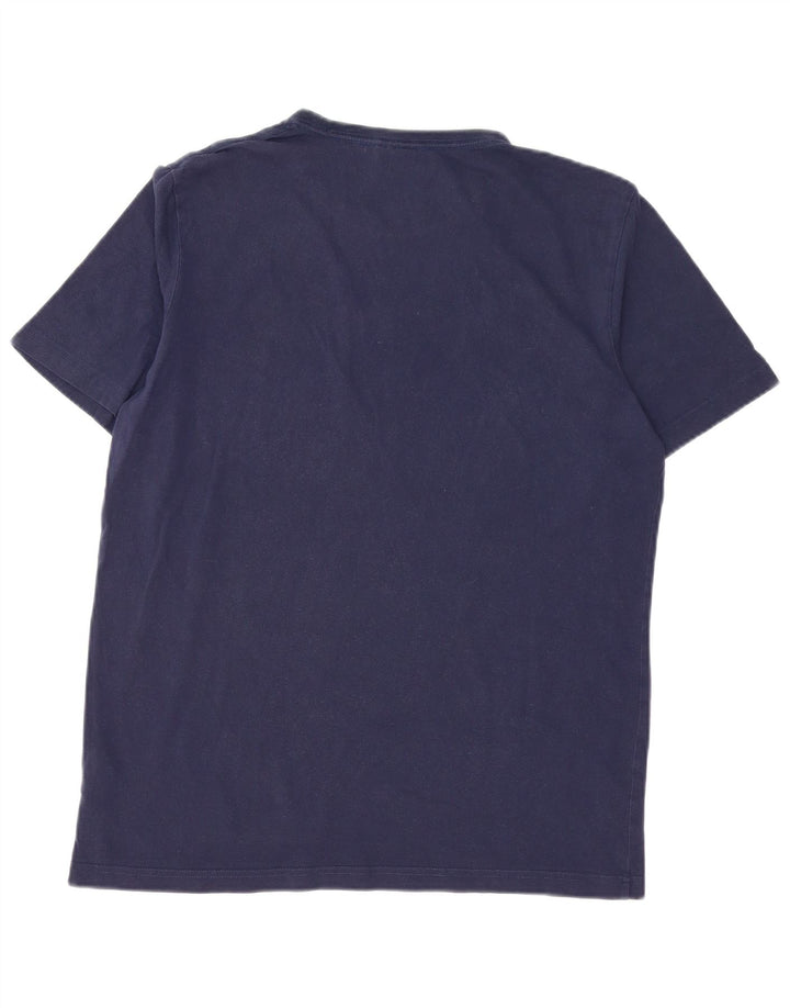 Puma Mens T-Shirt Top Large Navy Blue Cotton