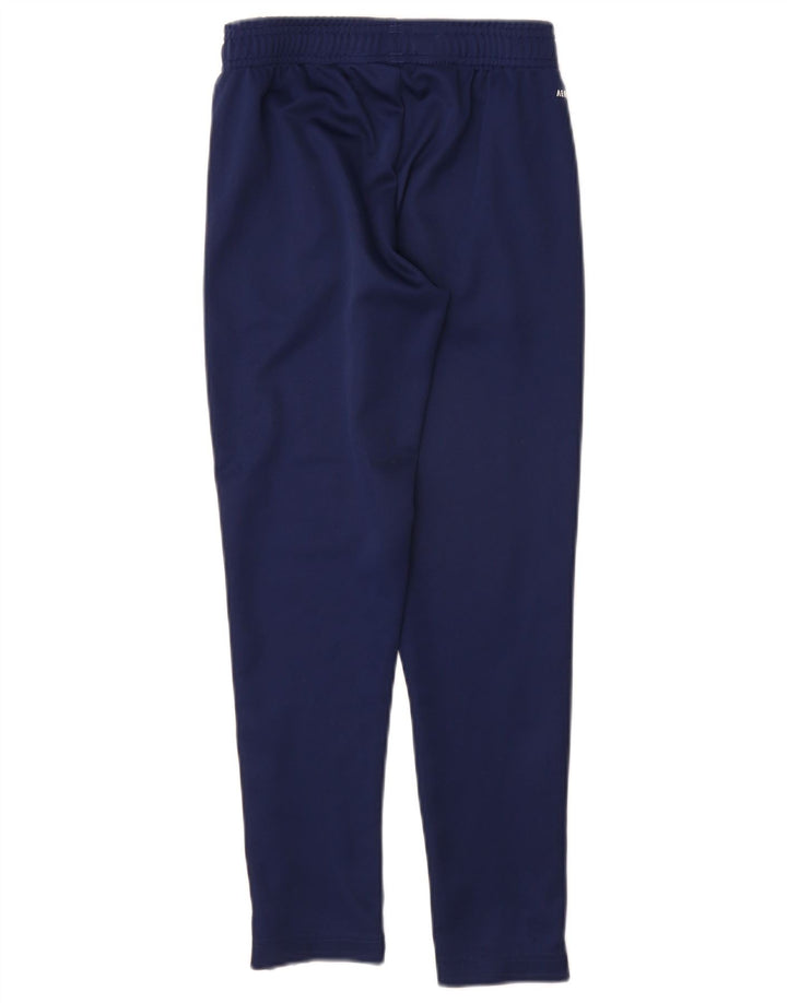 Adidas Boys Aeroready Tracksuit Trousers 9-10 Years  Navy Blue Polyester