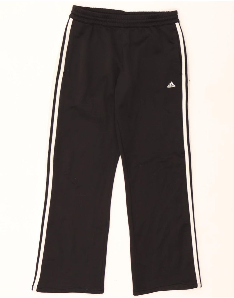 ADIDAS Womens Tracksuit Trousers UK 10 Small  Black Polyester Vintage Adidas and Second-Hand Adidas from Messina Hembry 