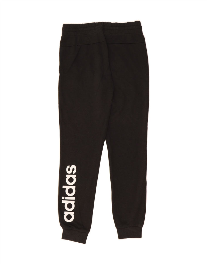 ADIDAS Womens Graphic Tracksuit Trousers Joggers UK 8/10 Small  Black Vintage Adidas and Second-Hand Adidas from Messina Hembry 