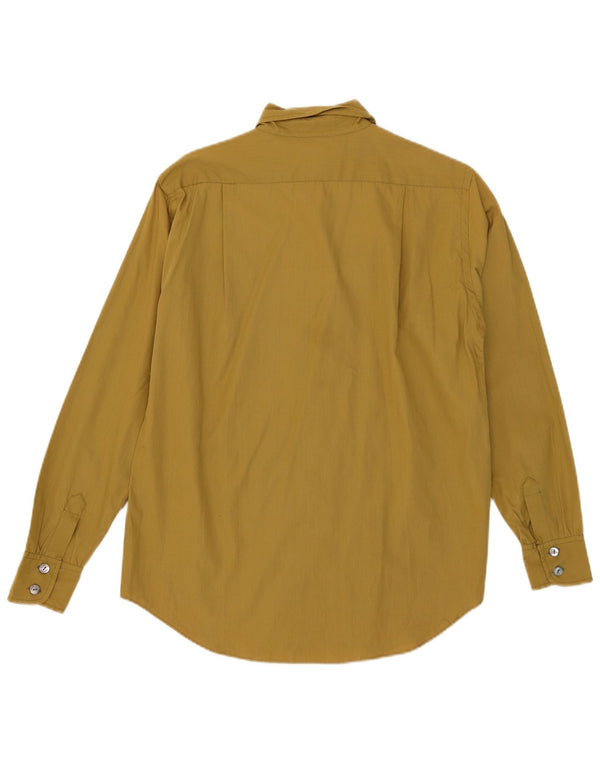 Vintage Womens Shirt EU 42 Large Green Cotton