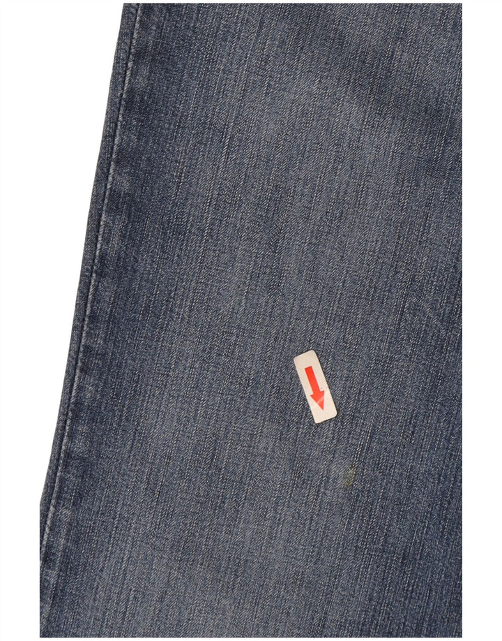 Lacoste Womens Bootcut Jeans Size 40 Medium W27 L31 Blue Cotton