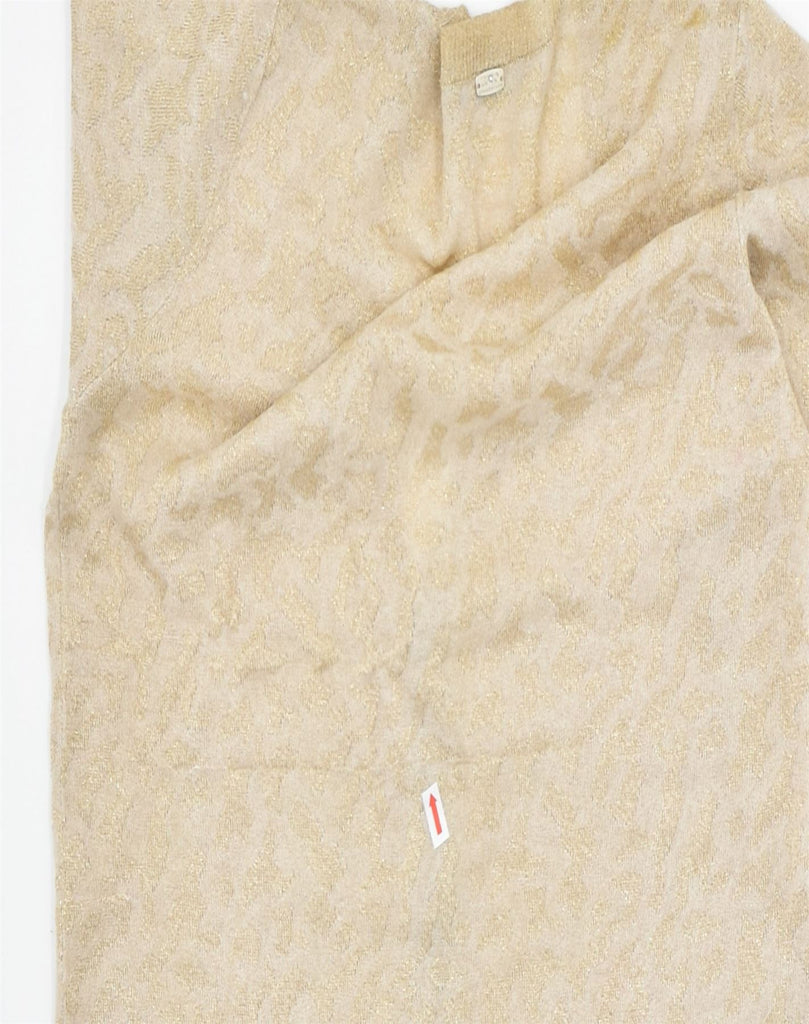 LIU JO Womens Longline Cardigan Sweater UK 10 Small Beige | Vintage | Thrift | Second-Hand | Used Clothing | Messina Hembry 