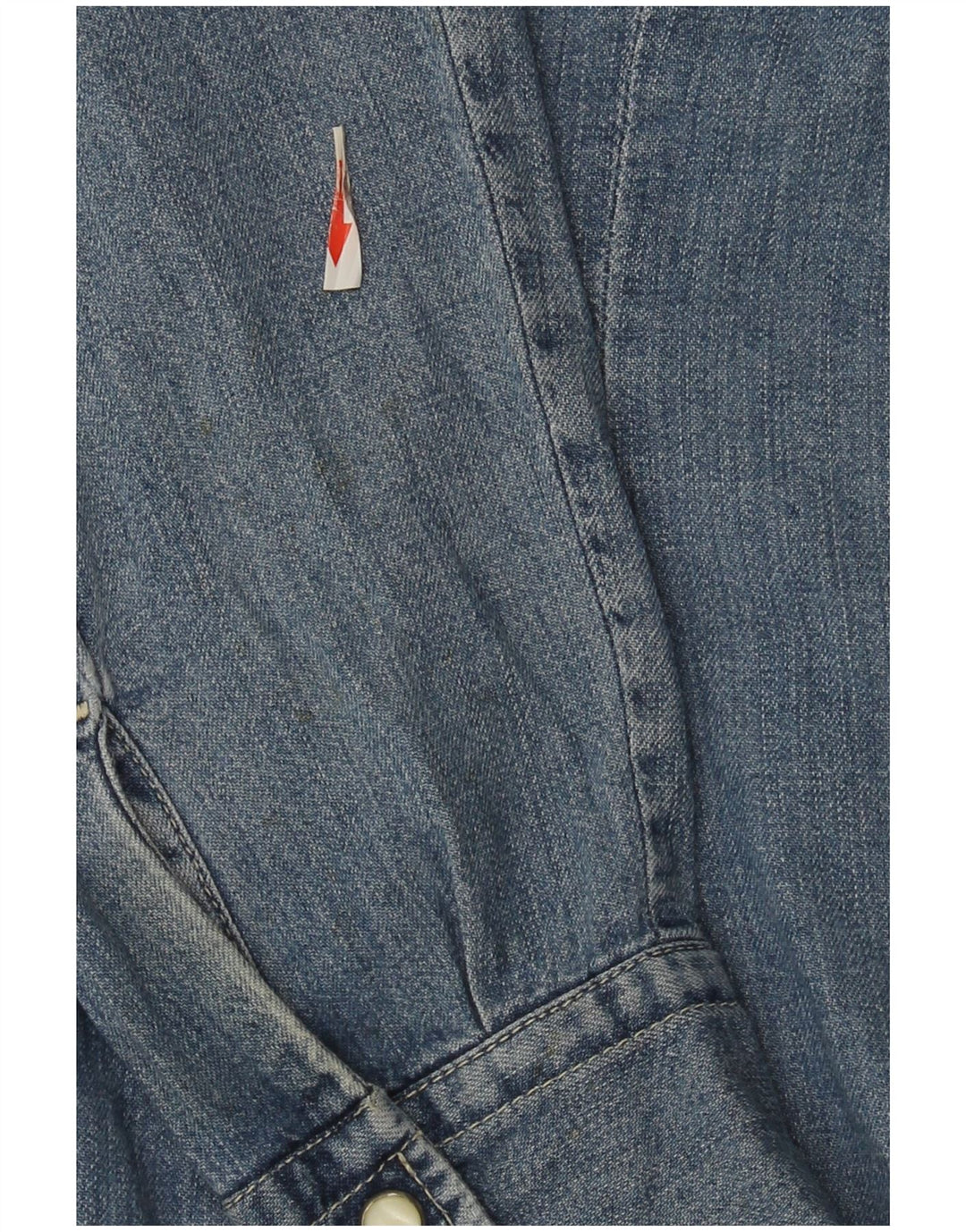 Replay Womens Denim Shirt UK 12 Medium Blue Cotton