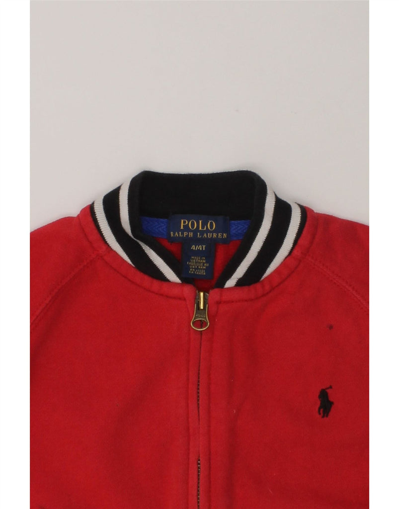 POLO RALPH LAUREN Boys Tracksuit Top Jacket 3-4 Years Red | Vintage Polo Ralph Lauren | Thrift | Second-Hand Polo Ralph Lauren | Used Clothing | Messina Hembry 