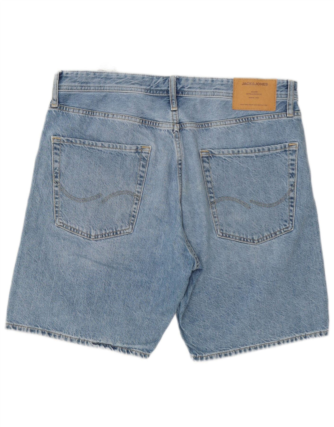Jack & Jones Mens Chris Denim Shorts Large W34 Blue Cotton