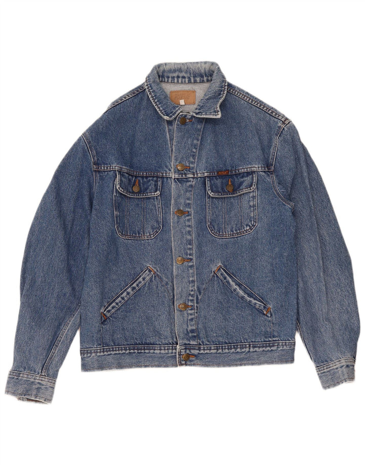 Rifle Mens Denim Jacket UK 42 XL Blue
