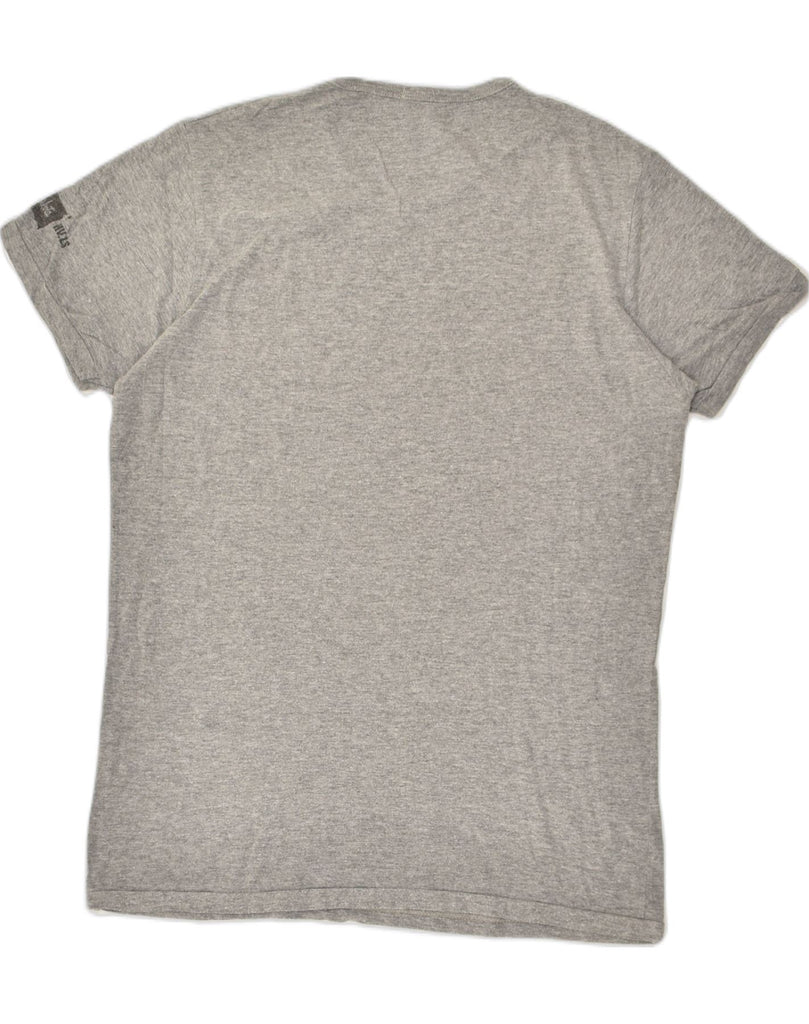 PULL & BEAR Mens Comfort Fit Graphic T-Shirt Top Large Grey Cotton | Vintage Pull & Bear | Thrift | Second-Hand Pull & Bear | Used Clothing | Messina Hembry 