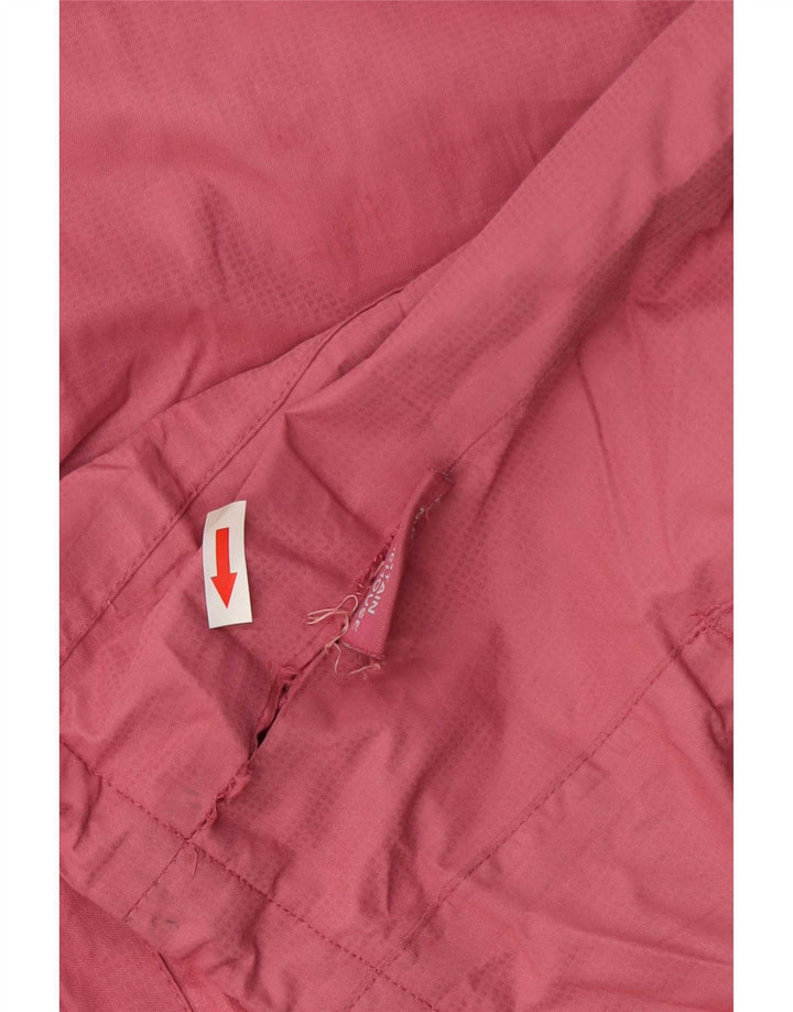 Mountain Warehouse Womens Hooded Raincoat UK 14 Large Pink Polyester