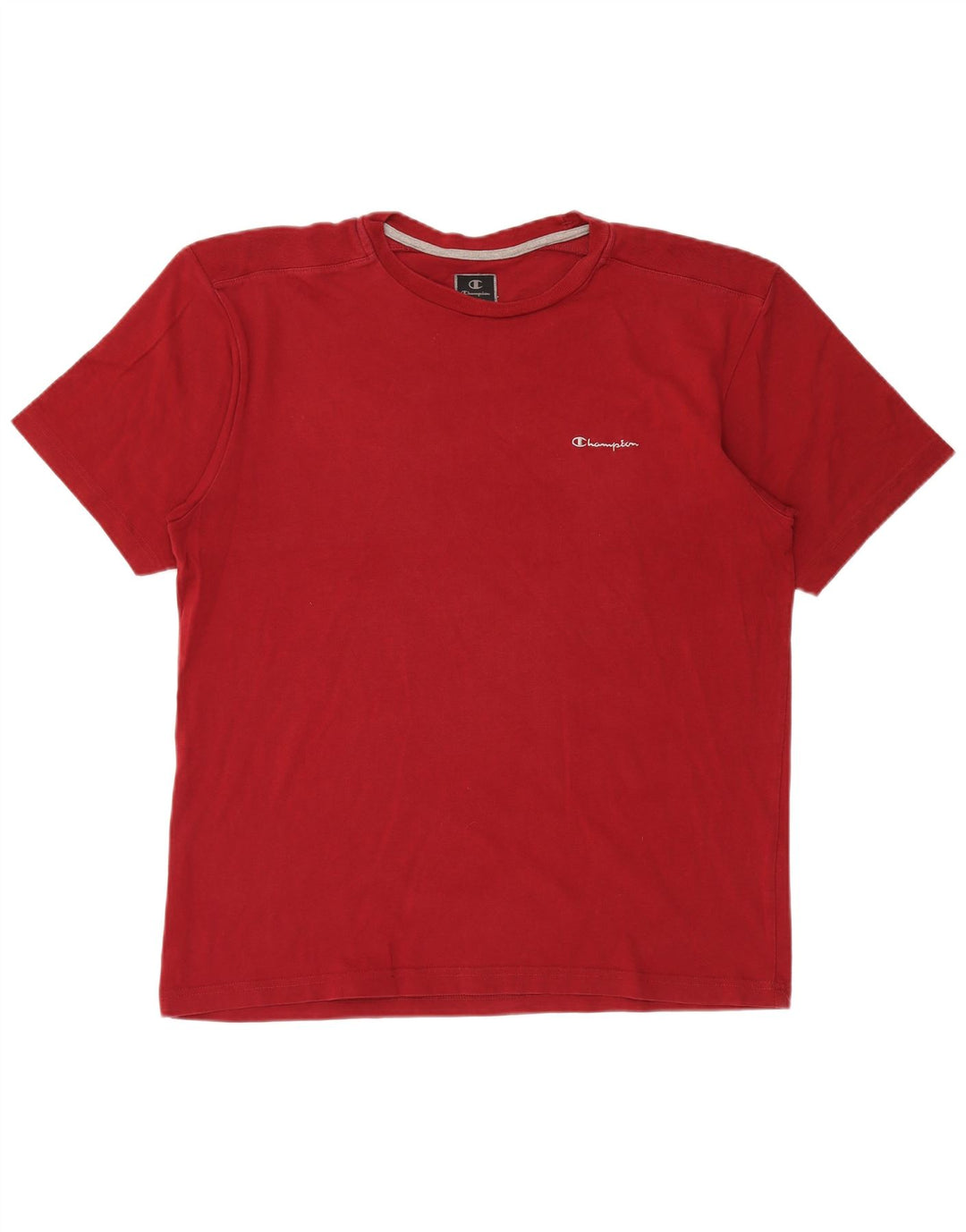 Champion Mens T-Shirt Top 2XL Red