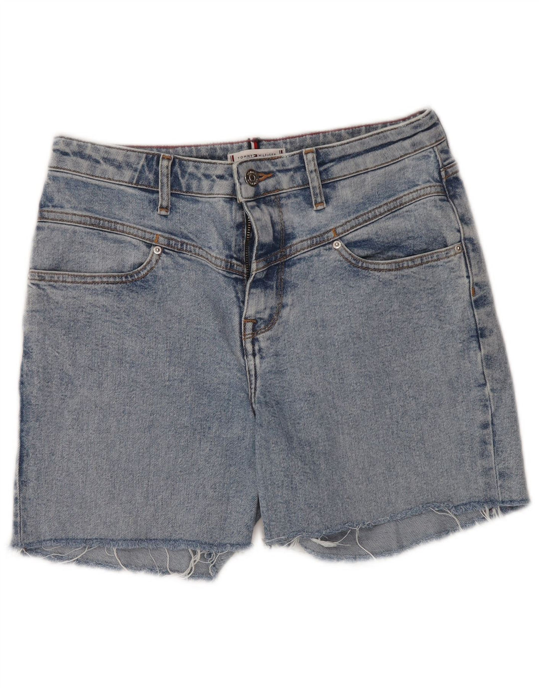 Tommy Hilfiger Womens Denim Shorts W29 Medium Blue Classic