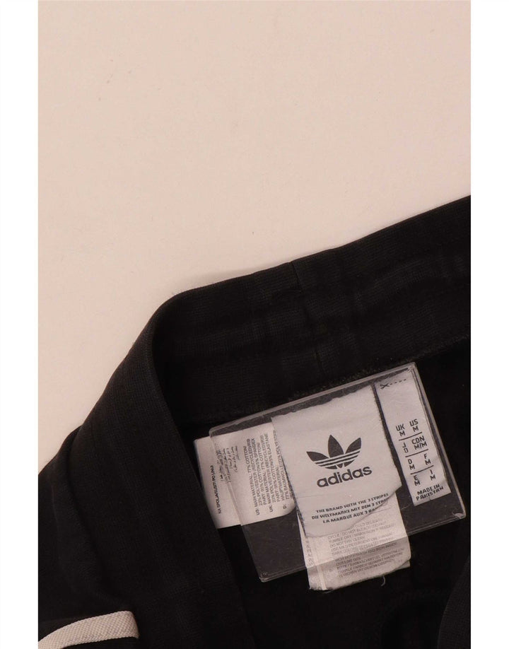 Adidas Mens Tracksuit Trousers Joggers Medium Black Cotton