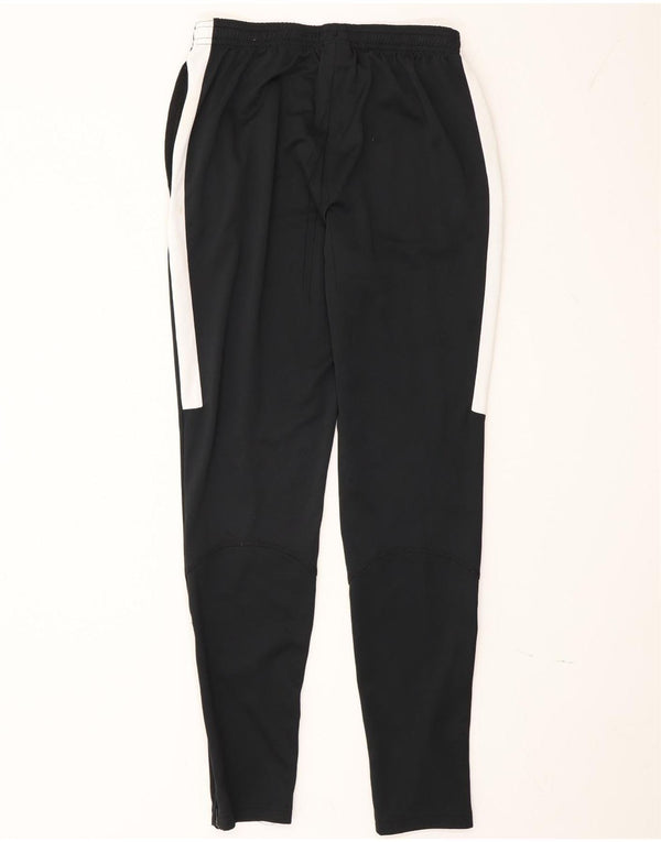 Nike Mens Dri Fit Tracksuit Trousers Small Black Colourblock Polyester
