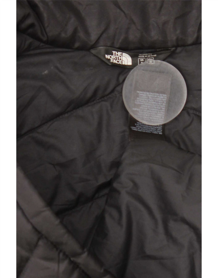 The North Face Womens Padded Jacket UK 10 Small Black Nylon