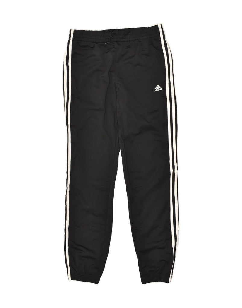 ADIDAS Boys Tracksuit Trousers Joggers 13-14 Years Black Polyester | Vintage Adidas | Thrift | Second-Hand Adidas | Used Clothing | Messina Hembry 