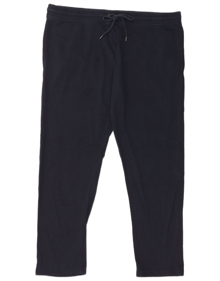 Marks & Spencer Mens Regular Tracksuit Trousers 2XL  Navy Blue Cotton