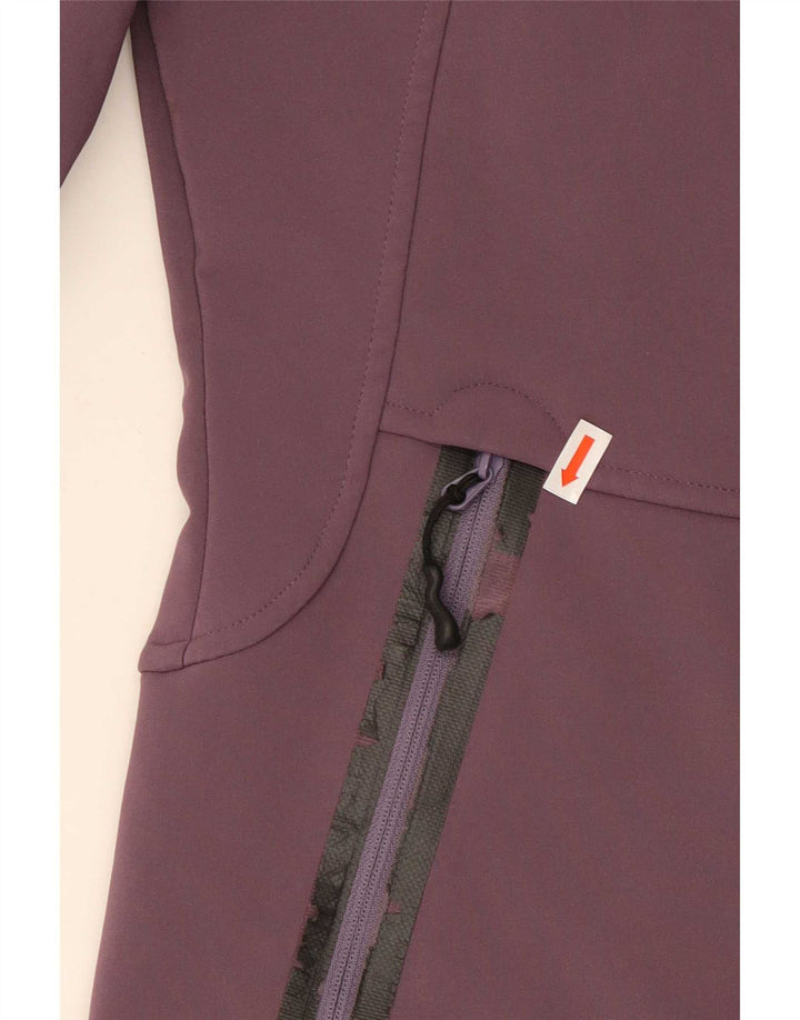 Jack Wolfskin Womens Windbreaker Jacket UK 8 Small Purple Polyester