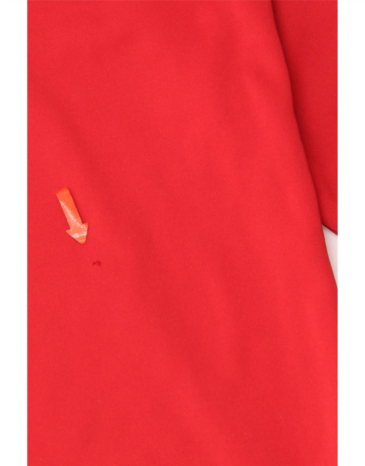 Nike Boys Dri Fit Hoodie Jumper 12-13 Years Large Red Polyester
