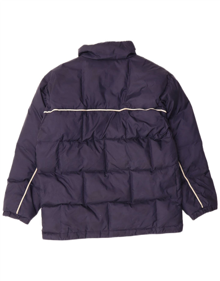PUMA Boys Padded Jacket 13-14 Years Navy Blue Nylon