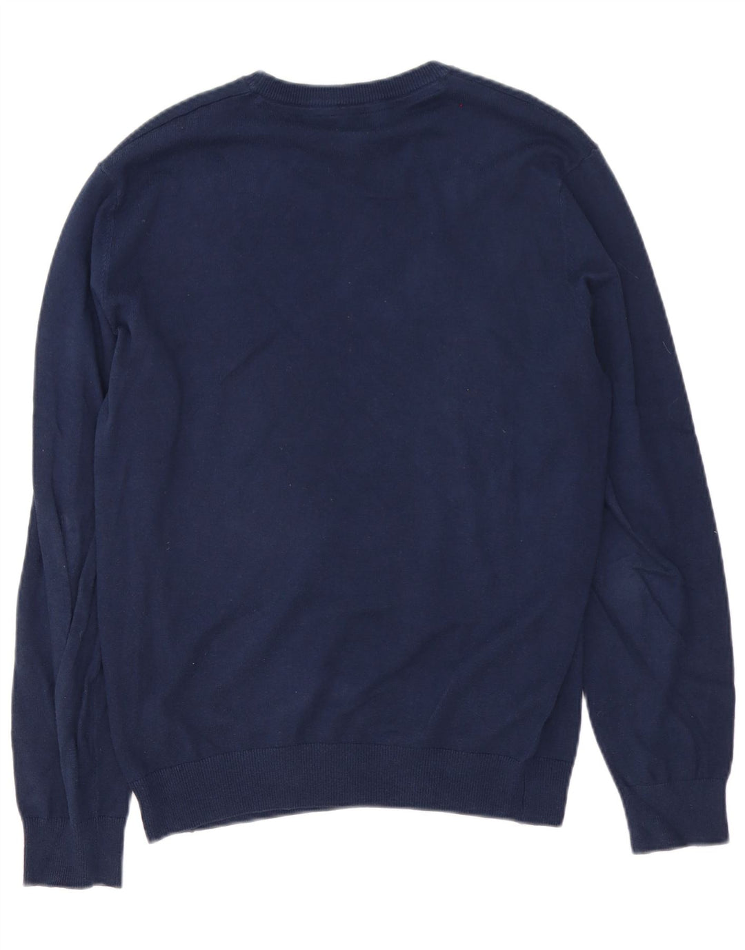 Crew Clothing Mens Crew Neck Jumper Sweater Medium Navy Blue Cotton