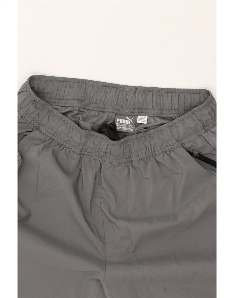 PUMA Mens Sport Shorts Medium Grey Polyester | Vintage Puma | Thrift | Second-Hand Puma | Used Clothing | Messina Hembry 