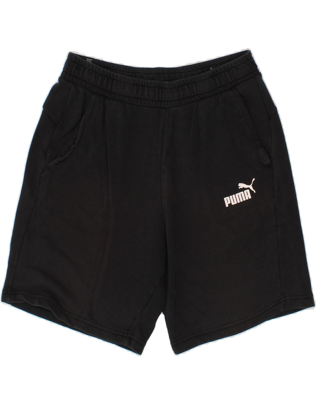PUMA Mens Sport Shorts Large Black Cotton Vintage Puma and Second-Hand Puma from Messina Hembry 