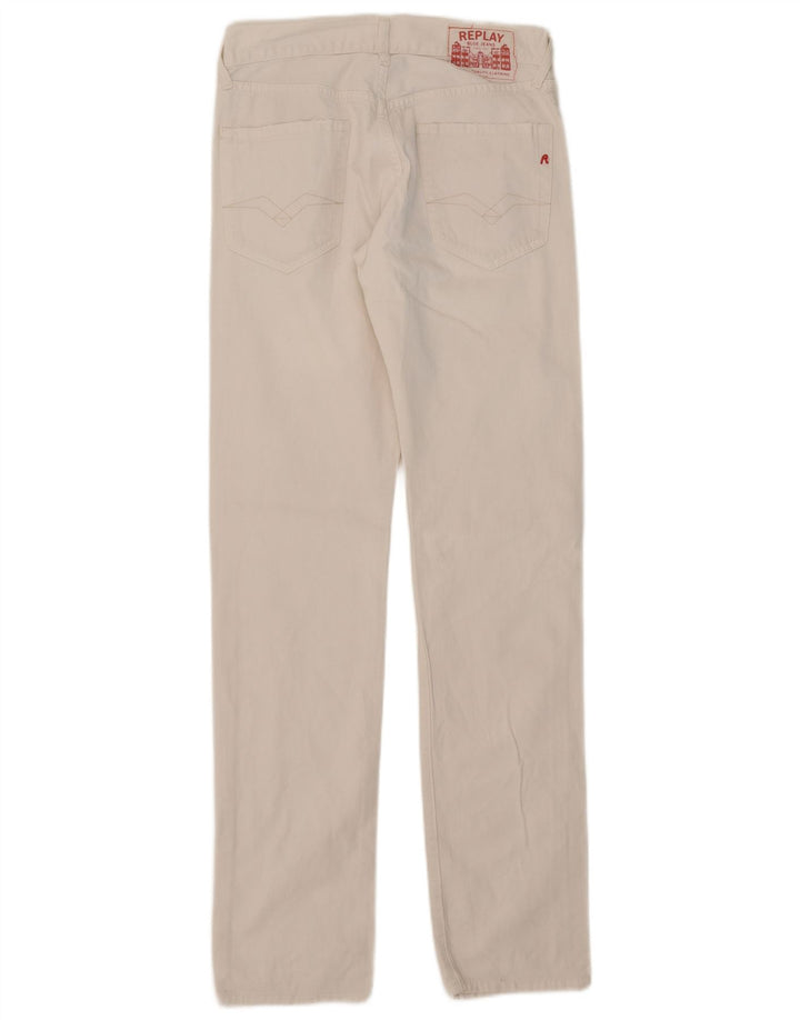 Replay Womens Slim Jeans  W30 L34 White