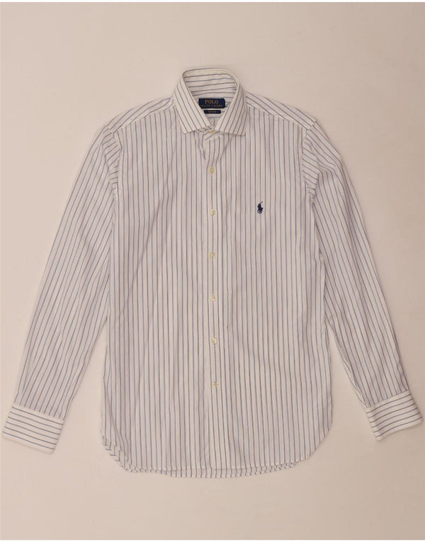 POLO RALPH LAUREN Mens Shirt Small White Striped