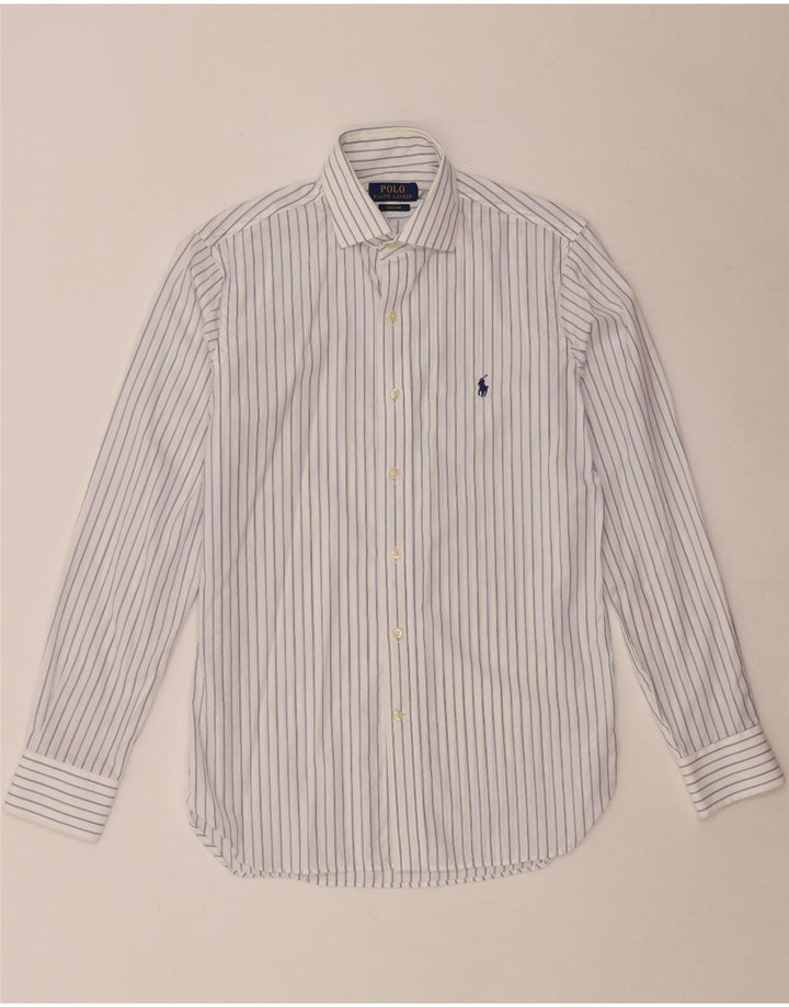 POLO RALPH LAUREN Mens Shirt Small White Striped