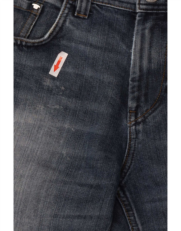 Tom Tailor Mens Straight Jeans W30 L29 Navy Blue Cotton