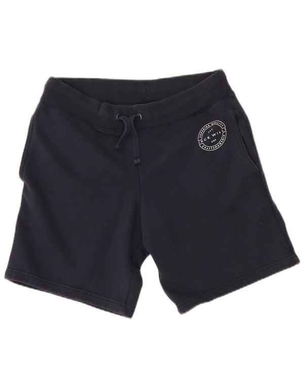 Jack Wills Mens Sport Shorts Medium Navy Blue Cotton