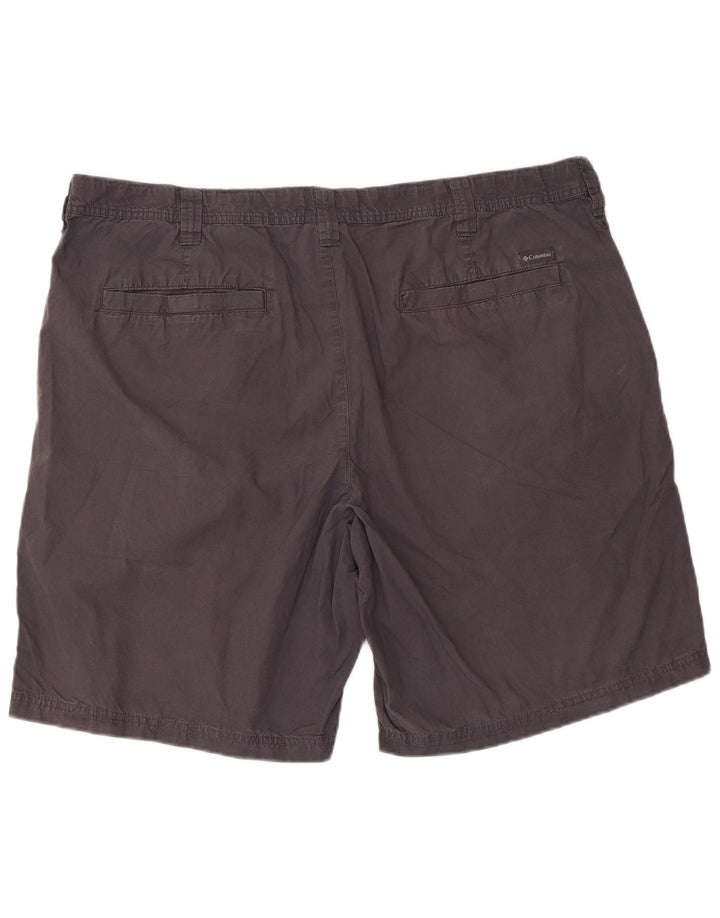 Columbia Mens Chino Shorts W42 2XL Grey Cotton